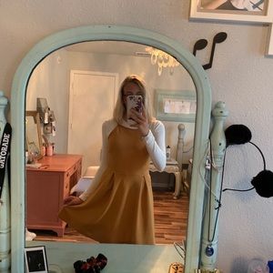 Yellow Halter Dress